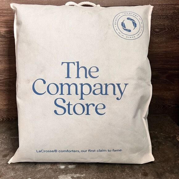 The Company Store LoftAIRE™ Down Alt Medium Comforter Sea Mist, Twin Size. New! - Picture 8 of 16